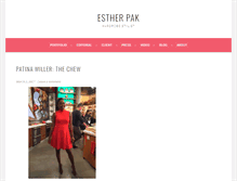 Tablet Screenshot of estherpak.com